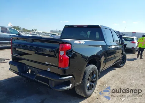 2022 Chevrolet Silverado K1500 Custom из США, поврежденный, VIN 3GCPDBEK5NG562147